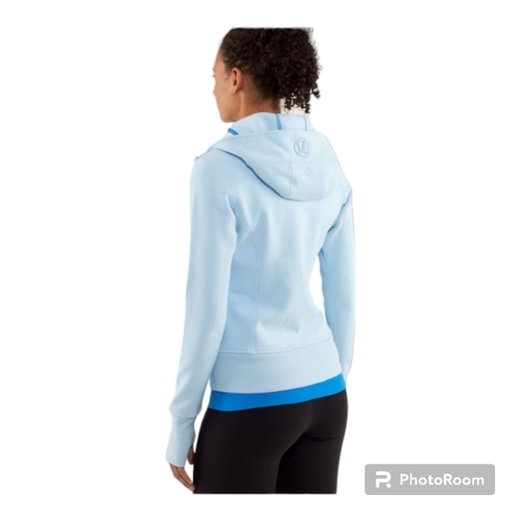 Lululemon light blue Scuba stretch jacket - Picture 12 of 14